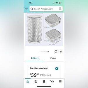 TOMORAL PECO Filter Replacement Compatible with Molekule Air Purifier